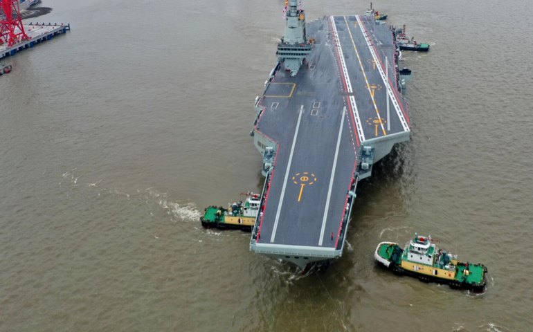 Em breve, porta-aviões de última geração Fujian chinês entra em serviço, diz mídia