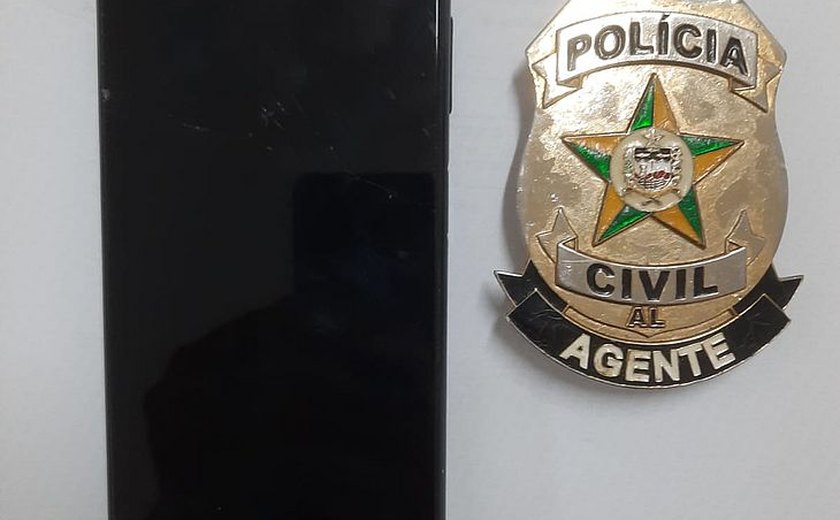 Após rastreamento, celular furtado em Teotônio Vilela é recuperado pela polícia