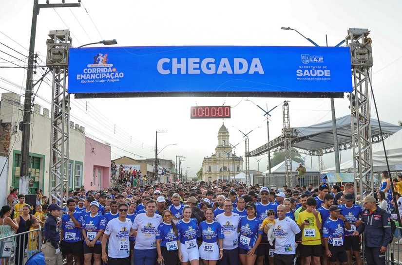 Corrida da Emancipação reúne 1.200 participantes e fortalece comemorações dos 140 anos de São José da Laje