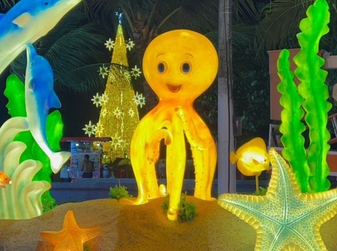 Natal de Todos Nós ganha elementos marítimos que simbolizam Maceió