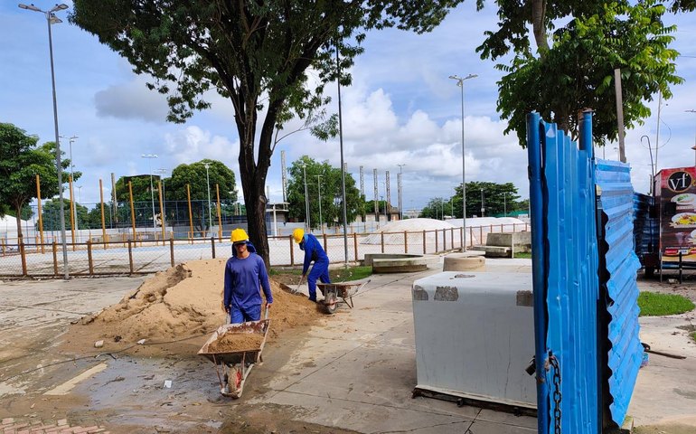 Parque da Criança, no Benedito Bentes, inicia fase de acabamento