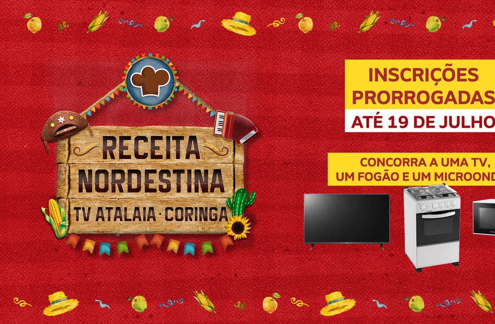 Inscrições para Concurso Receita Nordestina TV Atalaia Coringa encerram nesta quarta-feira; confira premiação