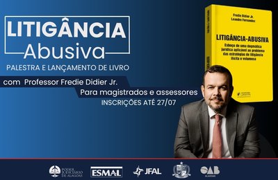 Esmal abre inscrições para palestra com Fredie Didier Jr sobre litigância abusiva