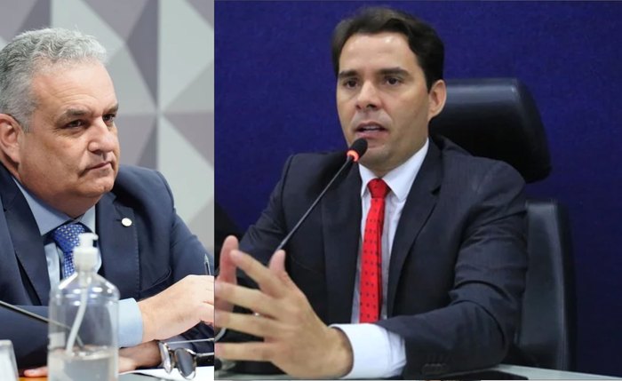 Alfredo Gaspar e o vereador Kelmann