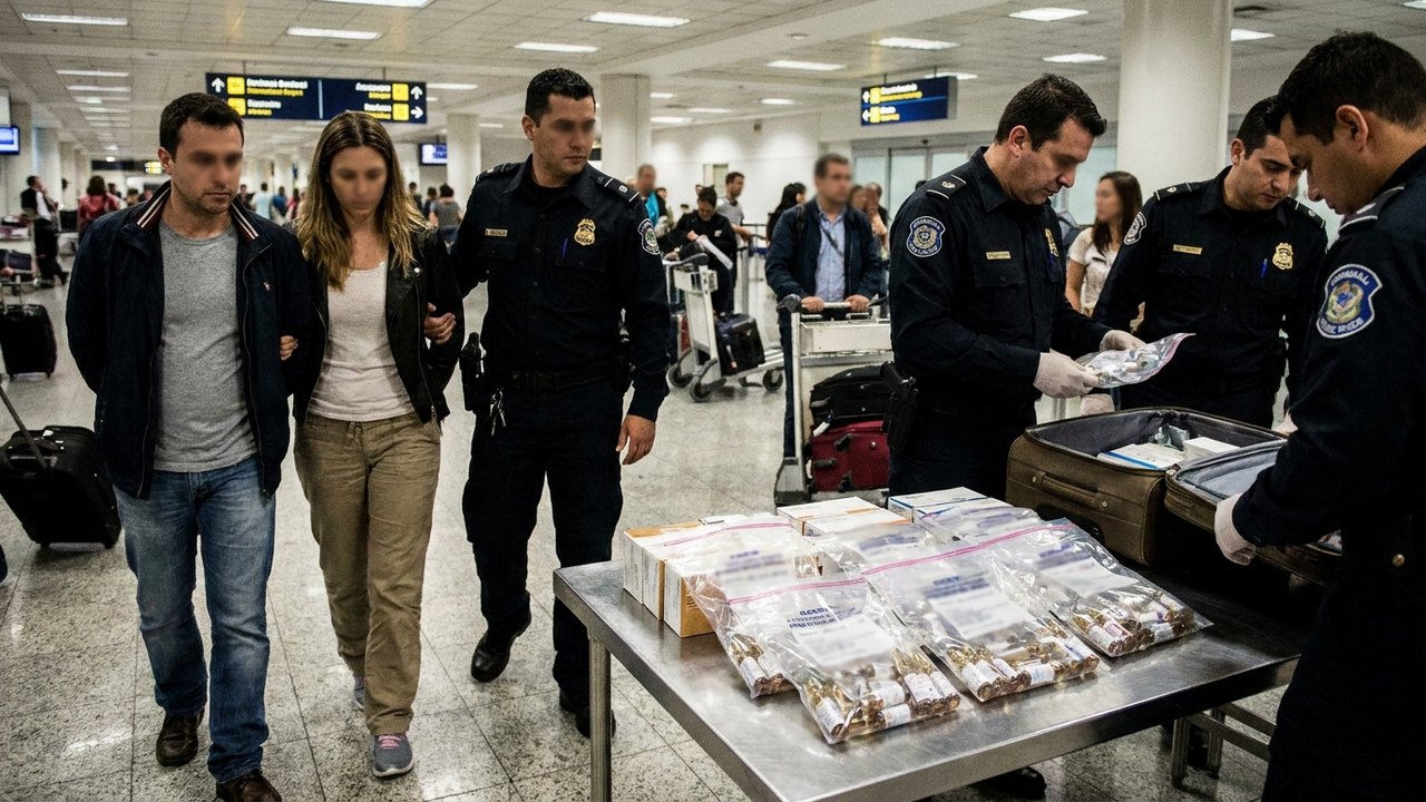 Casal é preso ao desembarcar no Rio trazendo 273 ampolas de medicamentos para emagrecimento