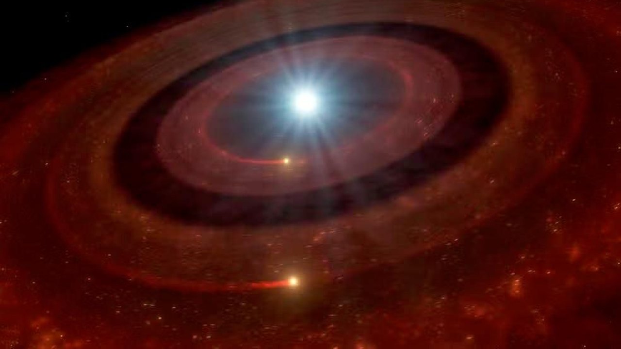 Astrônomos descobrem 2 anéis de restos planetários ao redor de estrela morta