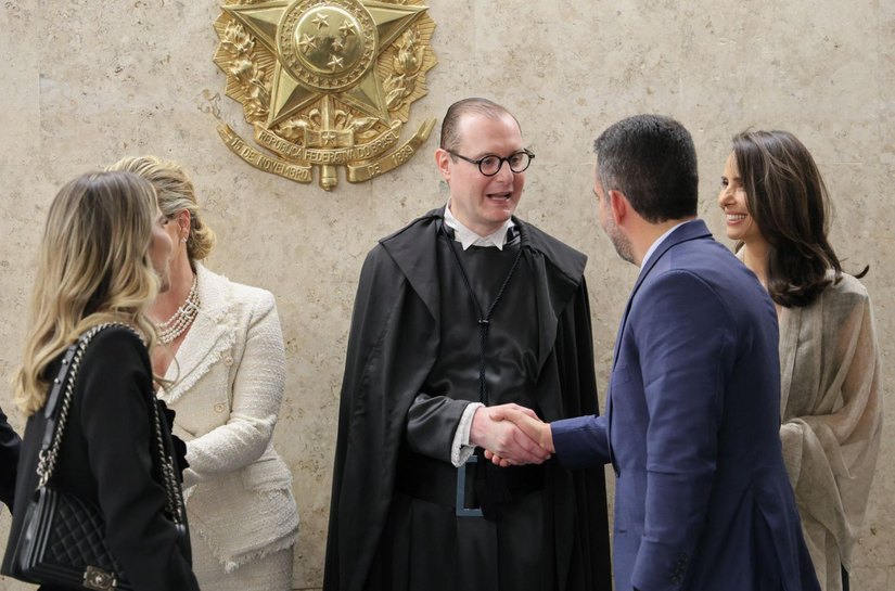 Governador Paulo Dantas participa da posse do ministro Zanin no STF