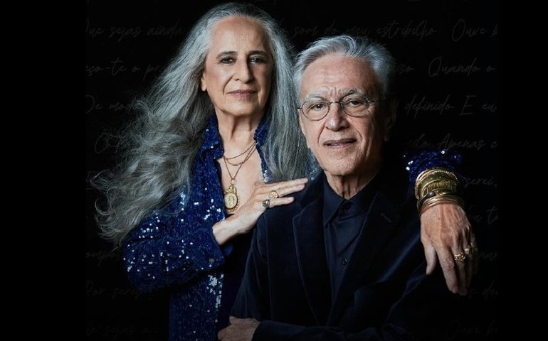 Caetano Veloso e Maria Bethânia gravam 'Caldeirão com Mion'