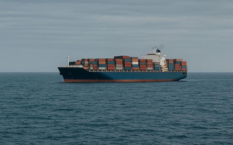 Navio que transportava veículos novos para o México afunda semanas depois de pegar fogo