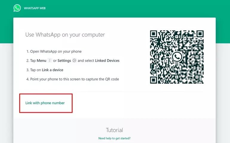 Tchau, QR Code! WhatsApp Web já pode ser acessado com número de telefone