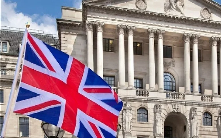 Banco da Inglaterra mantém juros em 4% após decisão dividida