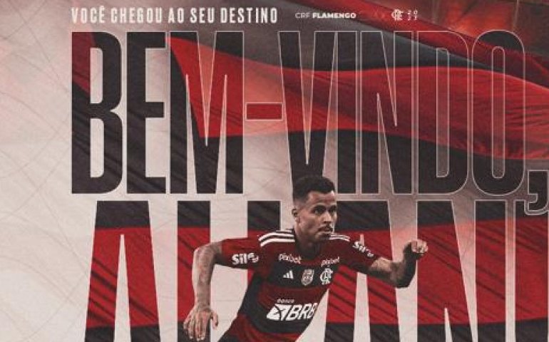 Flamengo anuncia e volante Allan, ex-Atlético-MG, assina até 2027