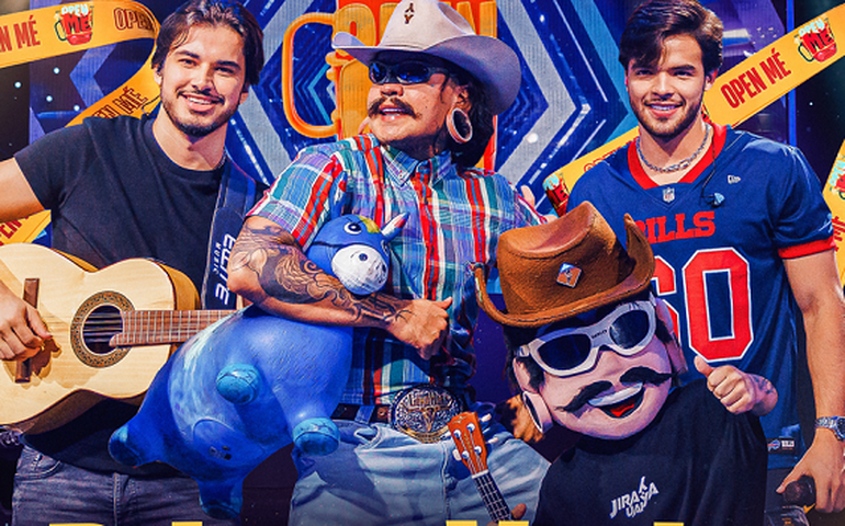 Sertanejo com funk em faixa de Abel e Benício e Jiraya Uai