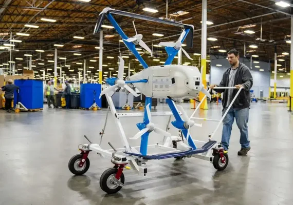 Amazon recebe permissão para testes com drones no Reino Unido