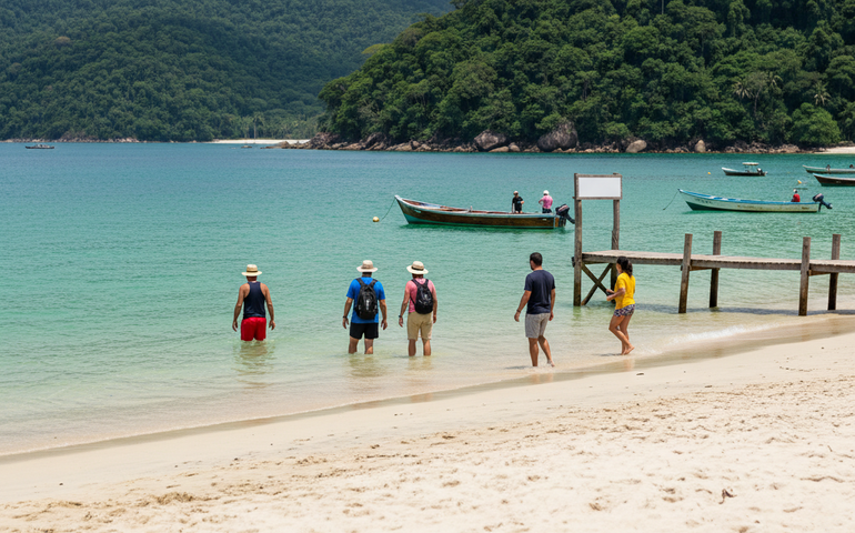 Angra quer cobrar taxa de quem visita balneários da cidade, como a badalada Ilha Grande; setor turístico critica a medida