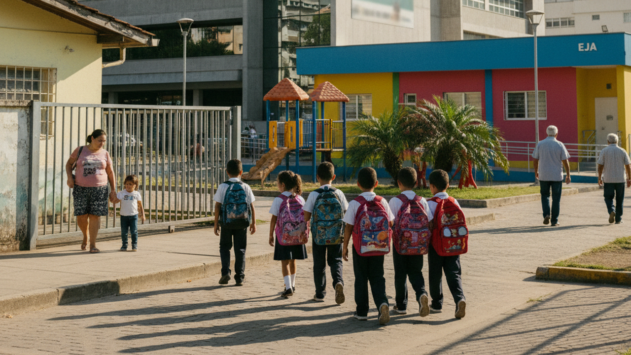 Censo Escolar 2025: Brasil avança em ensino integral e profissional, mas matrículas em creches patinam