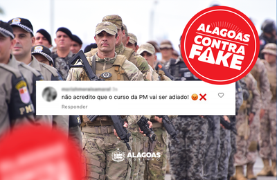 É falso que Governo vai adiar cursos de formação da PM e do CBM