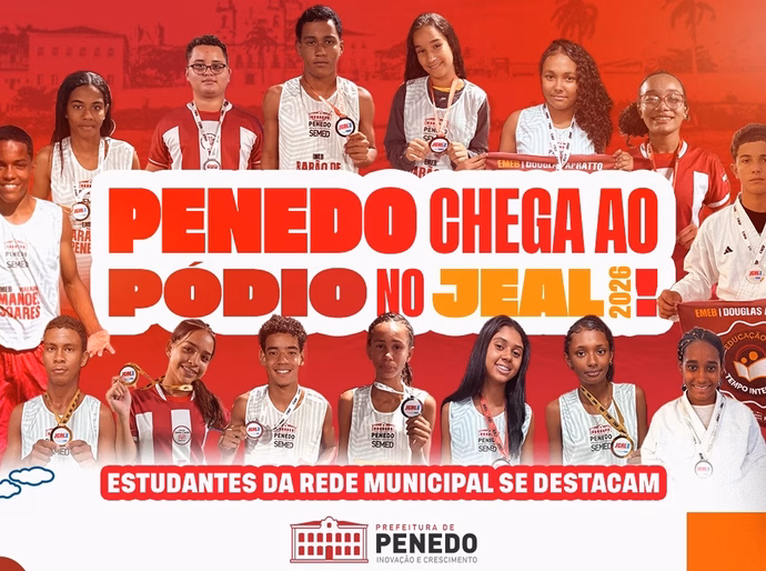 Alunos da rede municipal de Penedo vencem no JEAL e conquistam vagas para competições nacionais