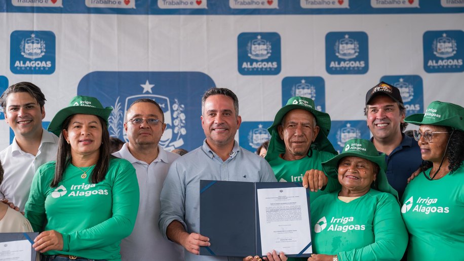 Paulo Dantas lança programa Irriga Alagoas, maior projeto hídrico e de tecnologia na agricultura alagoana