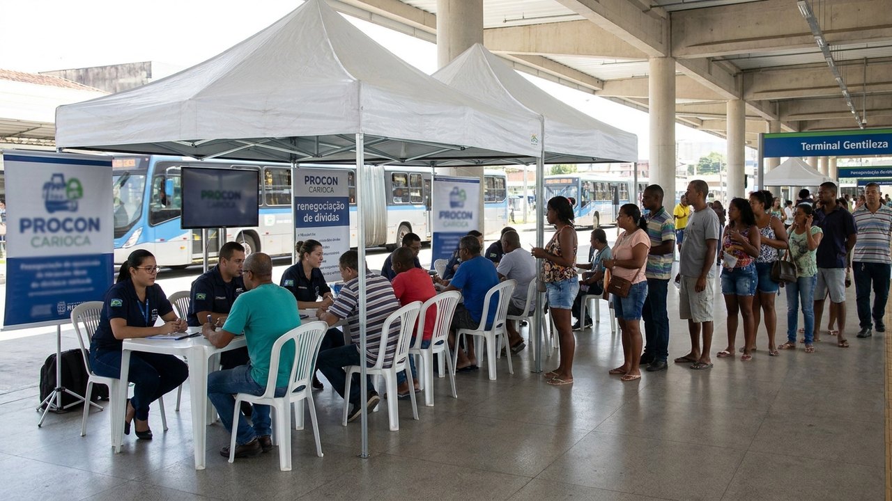 Procon Carioca fará ação de renegociação de dívidas no Terminal Gentileza a partir de quarta-feira