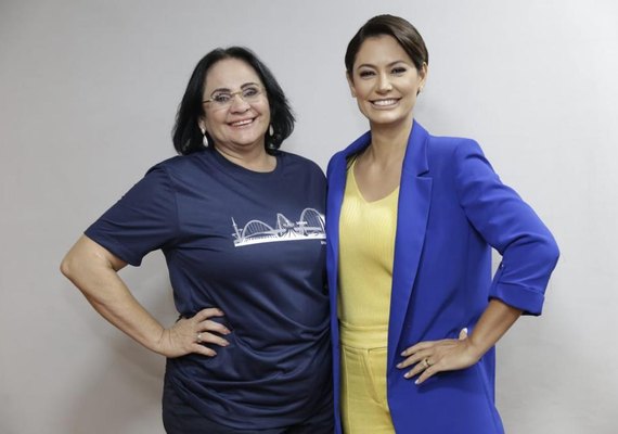 Michelle Bolsonaro e Damares participam de ato religioso em Maceió