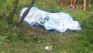 Corpo de homem foi encontrado em Macambira ao lado de bilhete. / Foto: Imagem: Reprodução/TV Atalaia
