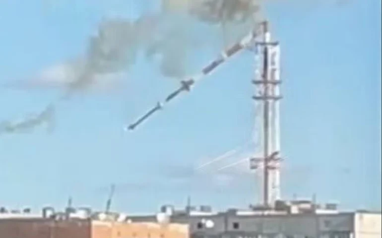 Rússia atinge torre de TV em ataque na Ucrânia e sinal é interrompido; vídeo