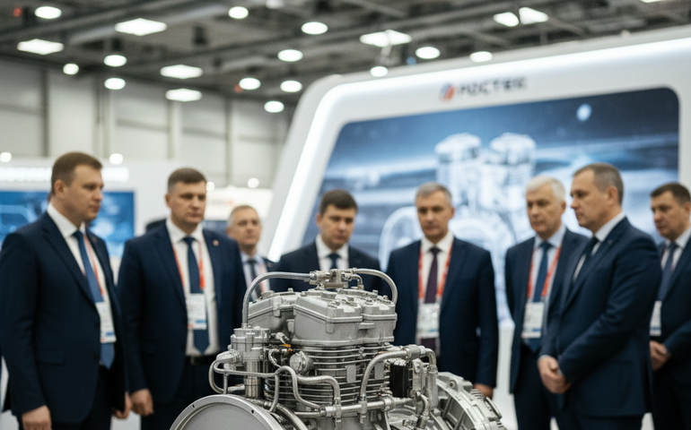 Empresa russa Rostec apresenta novo motor a pistão para aviação leve