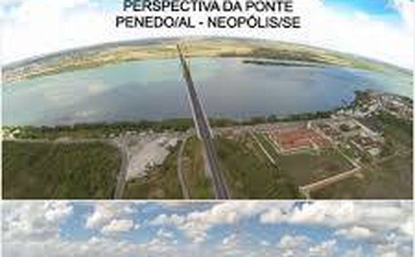 Nova ponte interligará Alagoas a Sergipe e aumentará competitividade regional