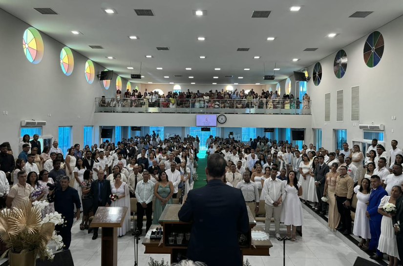 TJAL realiza casamento coletivo e oficializa união de 261 casais