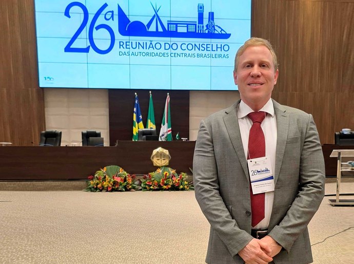 Juiz Anderson Passos participa da Reunião do Conselho das Autoridades Centrais Brasileiras, em Goiás