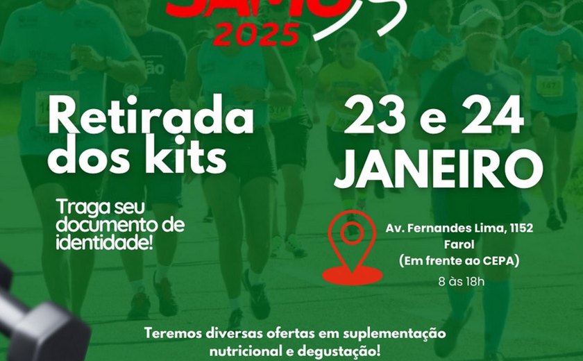 Tudo pronto para a III Corrida do Samu em Maceió,  neste sábado (25)