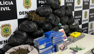Suspeito de tráfico é preso em flagrante com cerca de 48kg de drogas dentro de residência na Zona Norte de Aracaju / Foto: Foto: Polícia Civil/SE