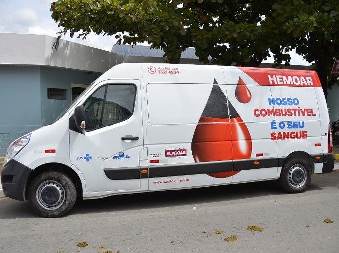 Saúde e Hemoar realizam campanha de doação de sangue, em Palmeira