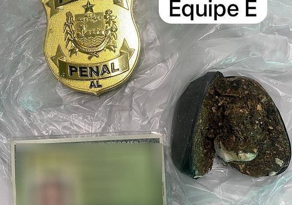 Mulher é preso por tentar entrar com maconha na Penitenciária de Segurança Máxima