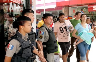 Polícia Militar reforçará policiamento no Centro de Maceió neste sábado
