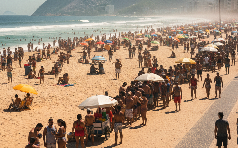 Calor não dá trégua nesta terça-feira no Rio: máxima deve chegar aos 39 graus; veja a previsão