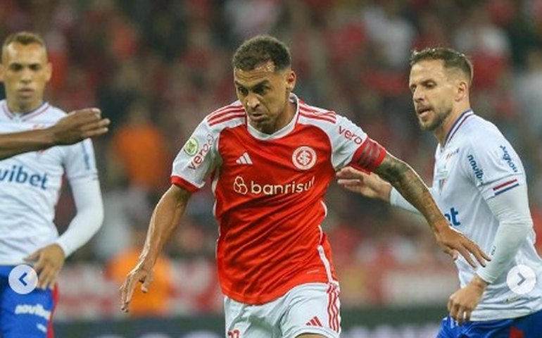 Inter vence a 3ª seguida e impede Fortaleza de assumir liderança do Brasileiro em jogo atrasado