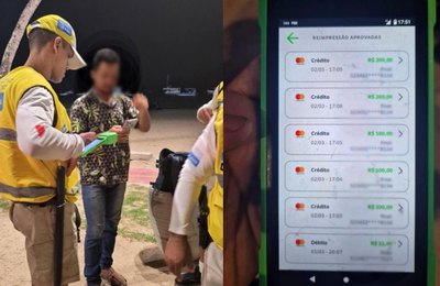 Ronda no Bairro detém ambulante por uso indevido de cartão perdido na orla de Maceió