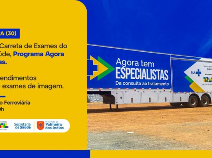 Prefeitura de Palmeira lança oficialmente Carreta “Agora Tem Especialistas” na sexta, 30