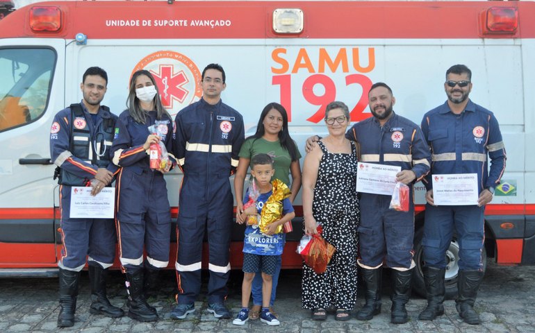 Projeto Samu que Salva reúne socorristas e pacientes salvos em Maceió