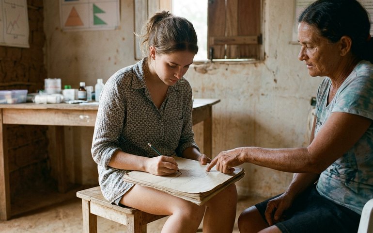 Onde a escrita falha, o desenho cura? O desafio da saúde no sertão