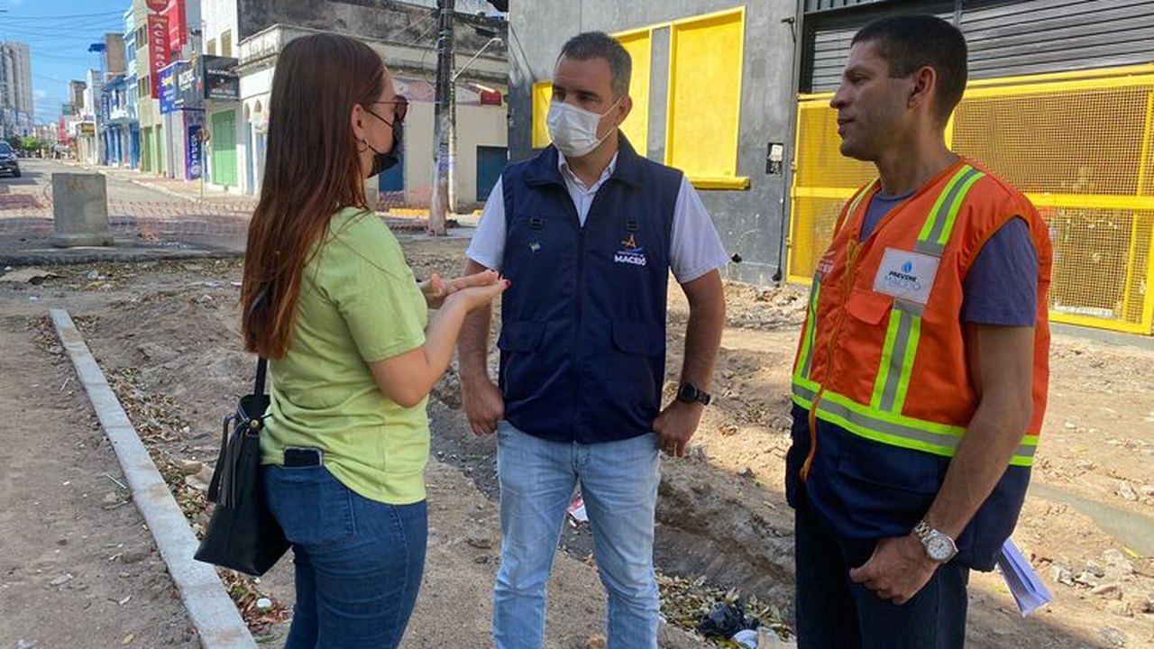 Obras de requalificação do Centro serão retomadas nesta terça-feira (16)