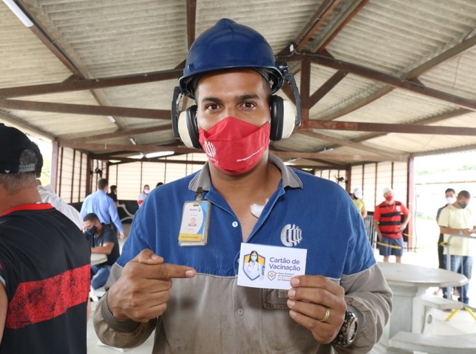 Prefeitura de Marechal inicia 2ª dose de vacinação em cerca de 3 mil trabalhadores, no Polo Industrial