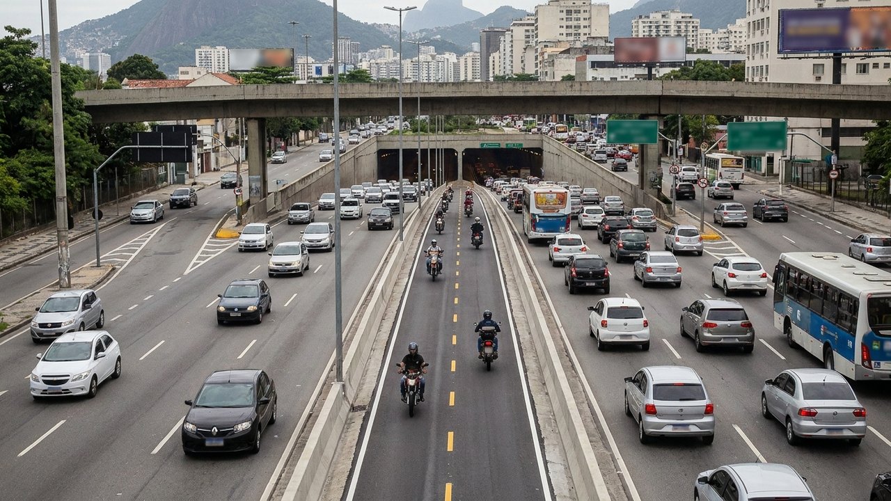 Prefeitura determina implementação de novas motofaixas em três vias do Rio; confira quais são