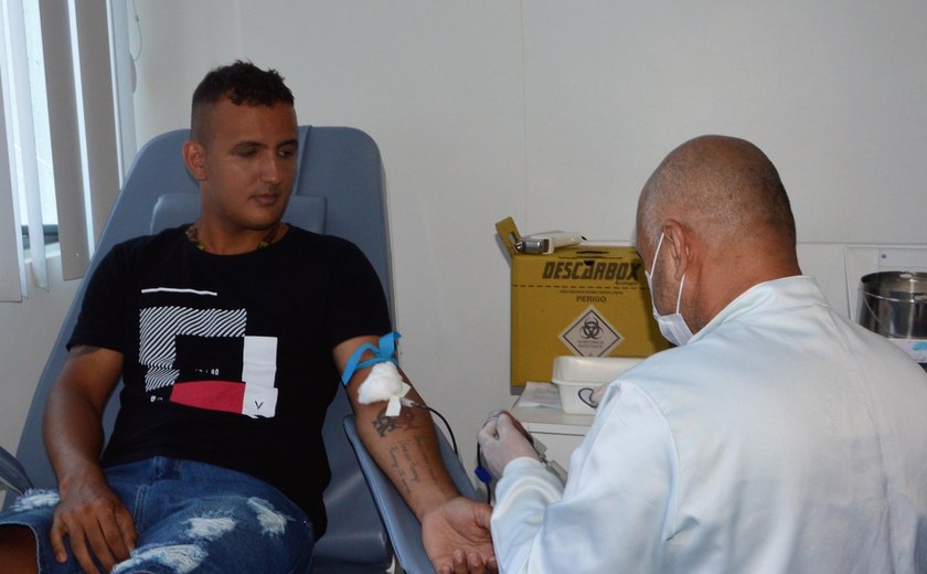 Equipes volantes do Hemoal promovem coletas externas de sangue em Arapiraca e Coruripe nesta quinta-feira