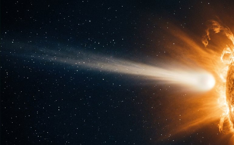 Cometa mais brilhante do ano é engolido pelo Sol