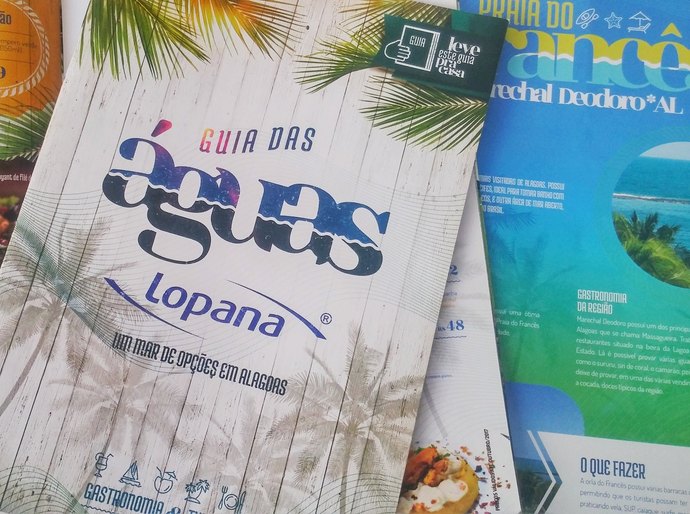 Lopana lança “cardápio-revista” com roteiro turístico de Alagoas