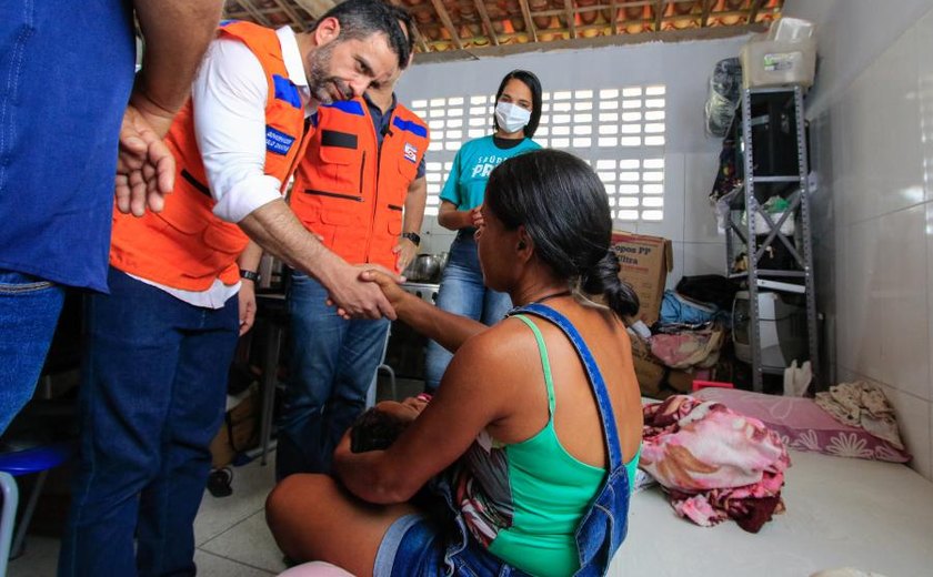 Número de afetados pelas chuvas cai em Alagoas