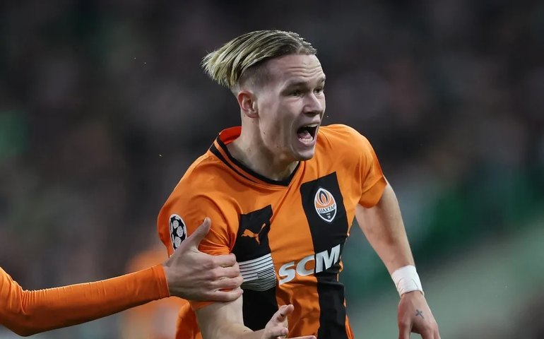 Quem é Mudryk, o ‘Neymar Ucraniano’, sensação do Shakhtar e alvo do Arsenal